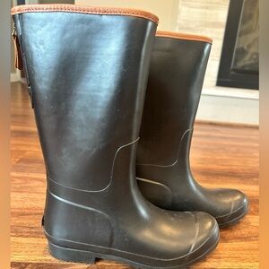 SPERRY Waterproof Rubber Tall Rain Boots Size 9
